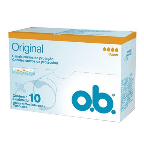 absorvente Interno Ob Sup 10Un - Ob