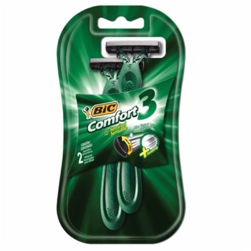 Aparelho Barbear Bic Comfort 3 Pele Sensi 02Un - Bic