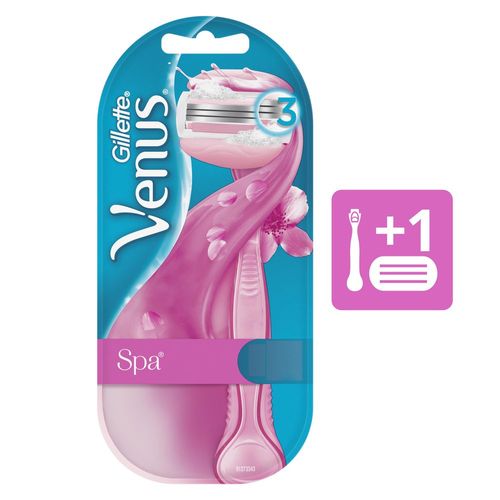 Aparelho Barbear Gillette Venus 3 Spa 01Un - Gillette Venus