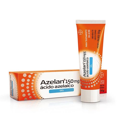 Azelan Gel 150mg Tratamento da Acne - 50g