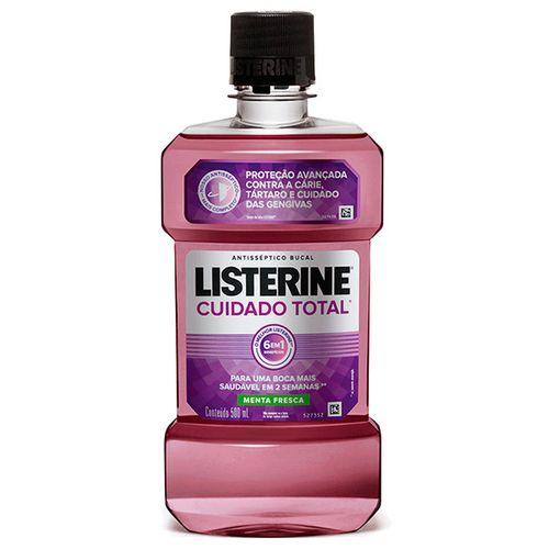 Antisséptico Bucal Listerine Cuidado Total 500ml