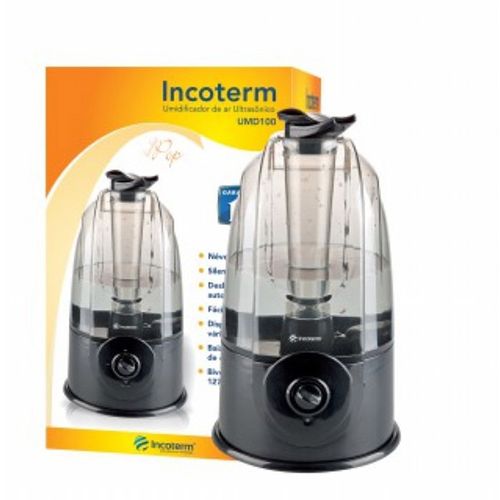 Aparelho Umidificador Aros Incotermômetro Umd-100 3L Preto - Incoterm