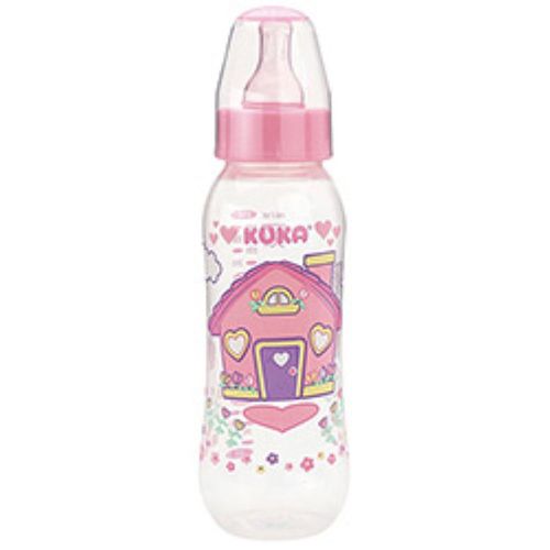 Mamadeira Kuka Natural Color Bicouniversal N 02 Rosa 250Ml - Kuka