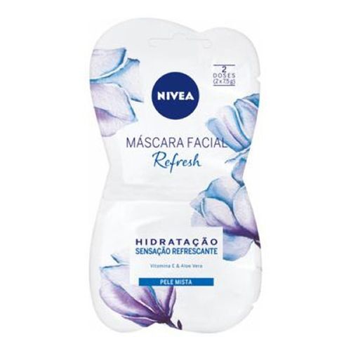 Máscara Facial Nivea Refresh C/2 Doses 7.5G - Refresh