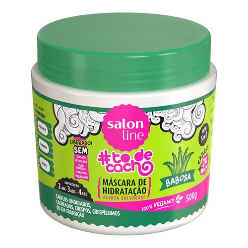 Máscara de Hidratação To Cacho Babosa 500g Salon Line