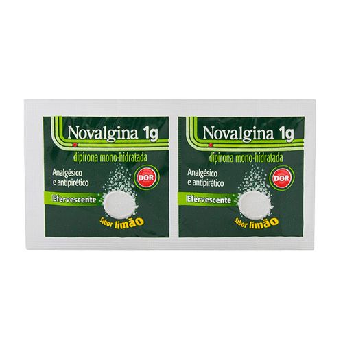 Novalgina 1g 2 Comprimidos Efervecente Aventis/Sanofi