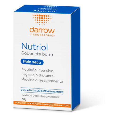 Sabonete Barra Nutriol Darrow 70g