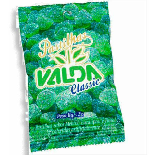 Pastilhas Valda Classic 01 Sachê 12G 12Un - Valda