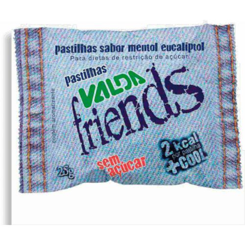 Pastilhas Valda Friends - Sem Açúcar - 25g
