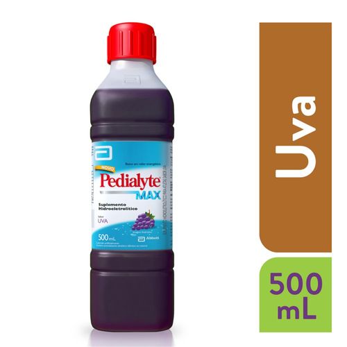 Pedialyte Max Uva 500ml