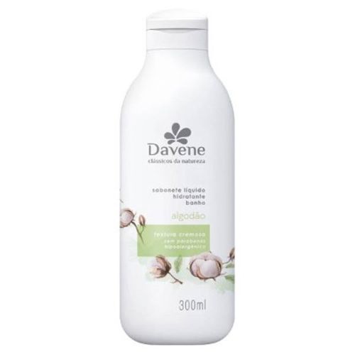 Sabonete Líquido Davene Algodão 300Ml - Davene