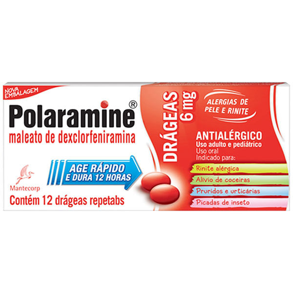 Polaramine Xarope 120Ml  Farmácia Rosário - Desde 1931 Cuidando da sua  Saúde