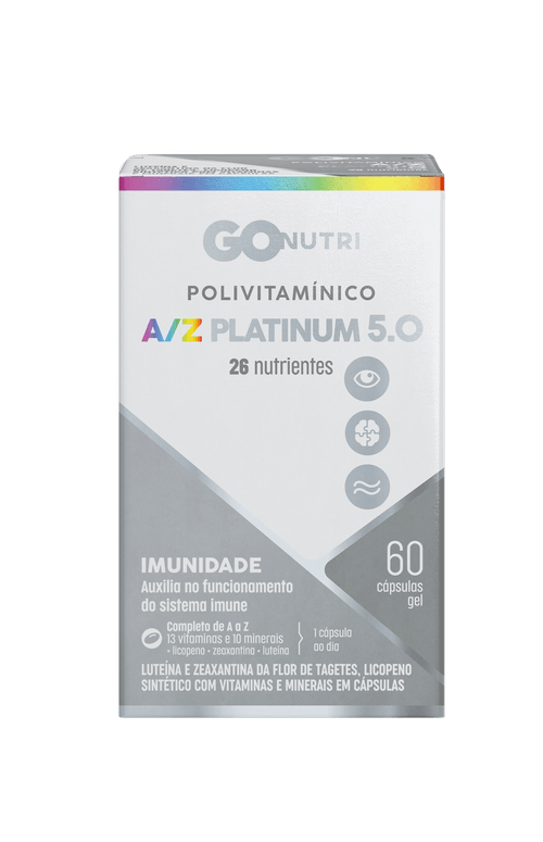 Polivitamínico Platinum c/ 60 Cápsulas Gonutri