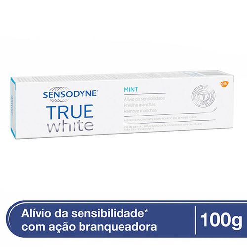 Sensodyne True White Creme Dental para Dentes Sensíveis 100g