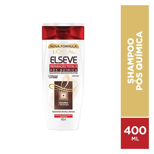 Shampoo Elseve Rt5 Quim 400Ml - Elseve