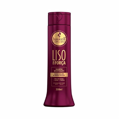 Shampoo Haskell Liso Com Forca 300Ml - Haskell