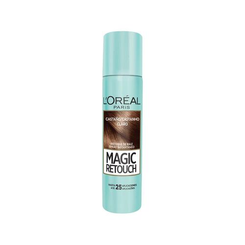 Retoque de Raiz LOréal Paris Spray Instantâneo Magic Retouch Castanho Claro, 75ml