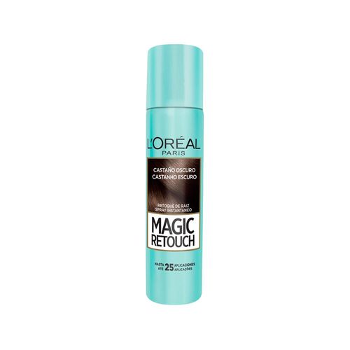 Retoque de Raiz LOréal Paris Spray Instantâneo Magic Retouch Castanho Escuro, 75ml