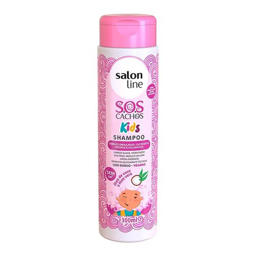Shampoo Salon Line Sos Cacho Kids 300Ml - Salon Line Kids
