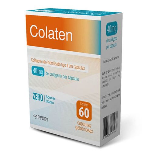 Colágeno Colaten 40Mg 60 Cápsulas