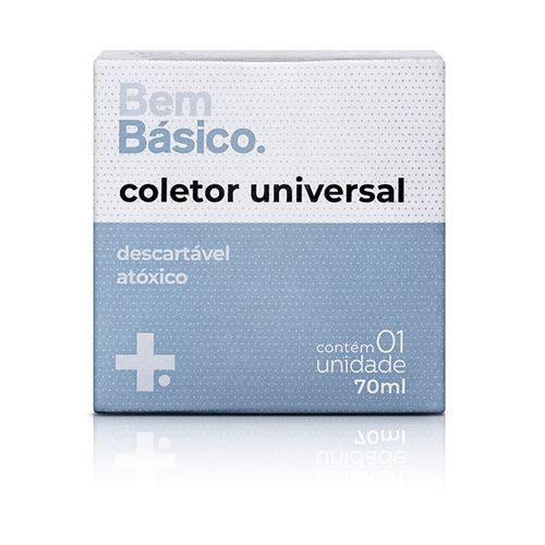 Coletor Universal Bem Básico 70Ml - Bem Básico