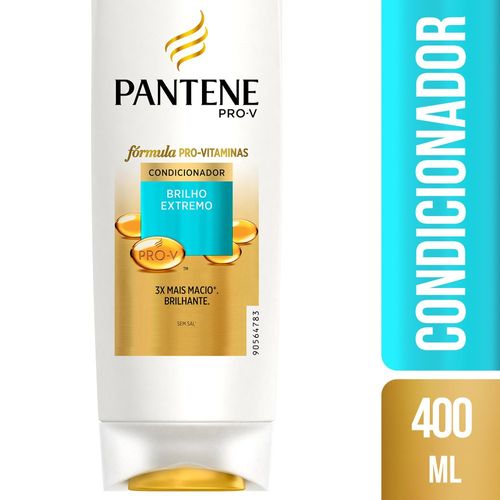 Condicionador Pant Brilho Extra 400Ml - Pantene