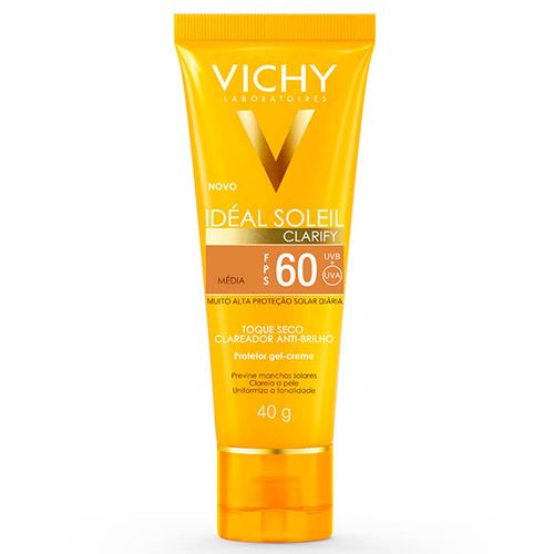 Vichy Idéal Soleil Clarify Cor Média 40g
