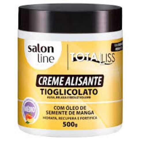 Creme Alisante Salon Line Manga Médio 500G - Salon Line