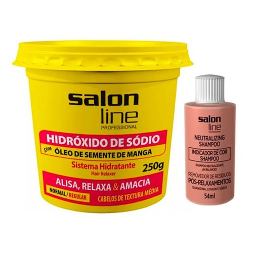 Creme Relaxamento Salon Line Regular Manga 250G - Salon Line Relax