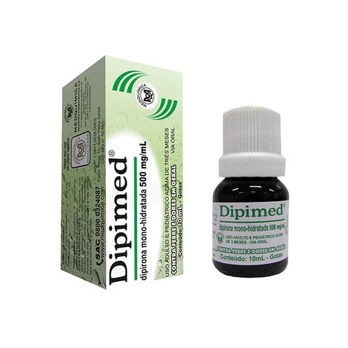 Dipimed 500mg Solução Oral Gotas 10ml