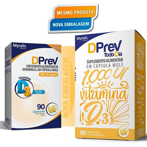 Dprev Td Dia 1000Ui 90 Cápsulas