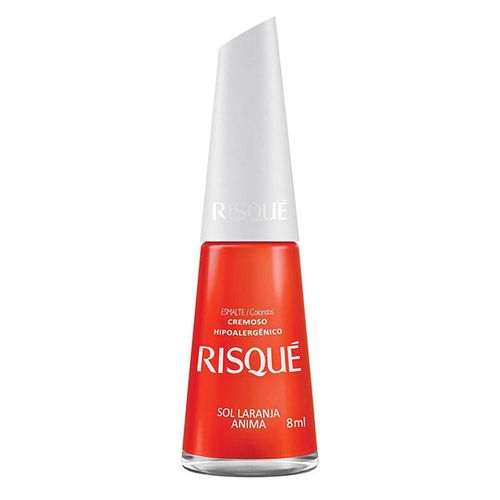 Esmalte Risque Cremosa Sol Laranja Anima Cloridrato 8Ml