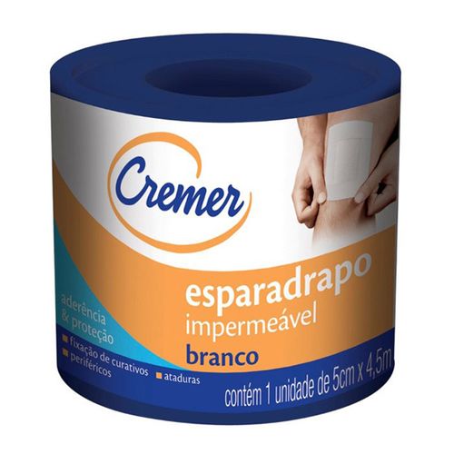 Esparadrapo Cremer Impermeavel Branco 5Cmx4,5M - Cremer