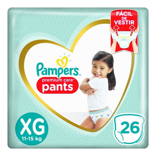 Fralda Pampers Pants Premium Care XG – 26 Unidades