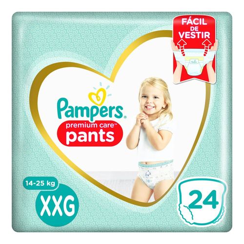 Fralda Pampers Pants Premium Care XXG – 24 Unidades