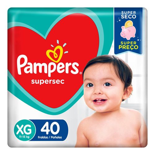 Fralda Pampers Supersec XG – 40 unidades
