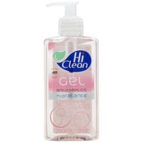Gel Antisséptico Hiclean Extr Rosa 250Ml - Hi Clean