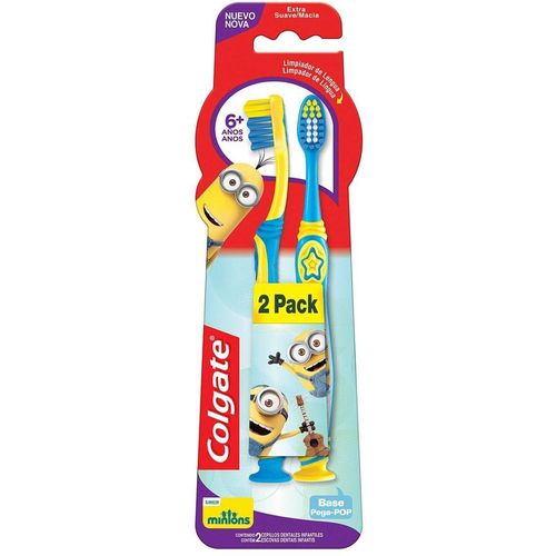 Kit Escova De Dentes Colgate Minions 02Un - Colgate Monions