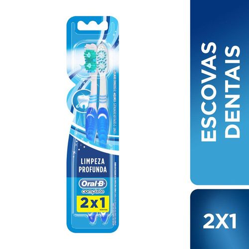 Kit Escova De Dentes Oral B Complete - Leve 2 Pague 1 - Oral B Complete