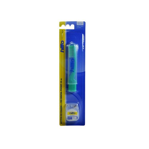 Kit Hillo Viagem Escova + Fio 25M