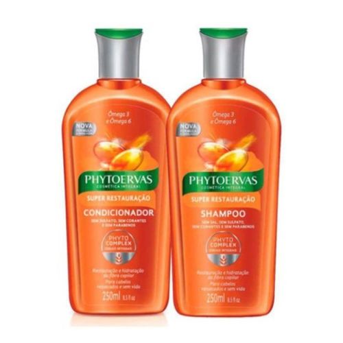 Kit Shampoo Phytoervas + Condicionador Sup Restauração 250Ml - Phytoervas