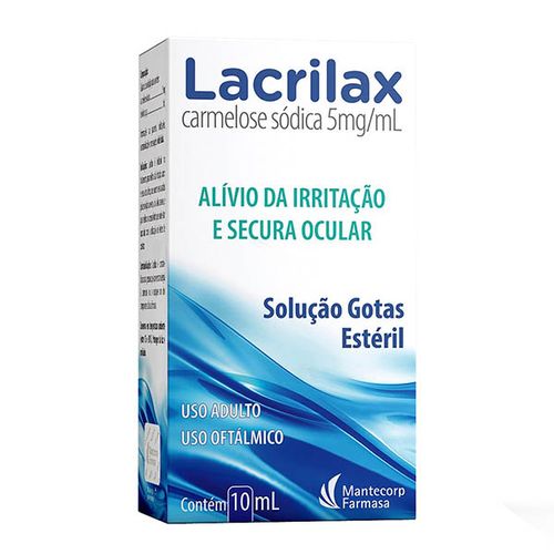 Lacrilax 5mg/ml Solução Oftálmico Gotas 10ml