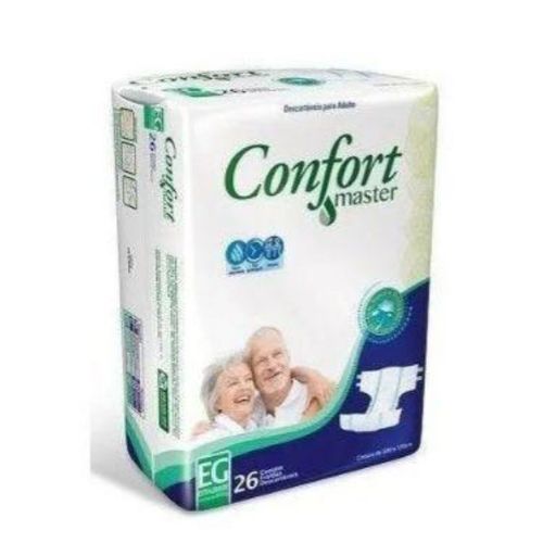 Fralda Geriátrica EG Confort Master com 26 unidades