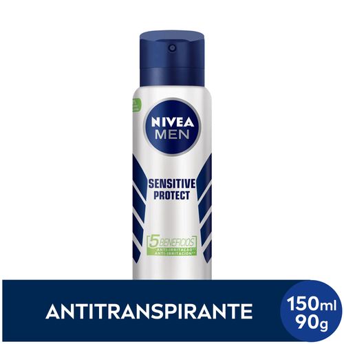 Desodorante Antitranspirante Aerosol NIVEA Sensitive Protect 150ml