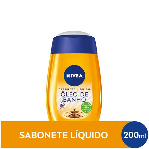 Sabonete Líquido Corporal Nivea Óleo de Banho - 200ml