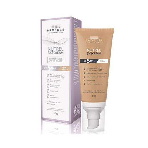 Profuse Nutrel Cc Cream 5Em1 Clara 50G