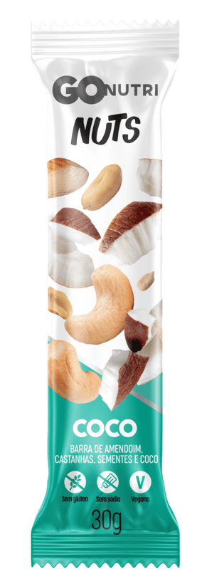 Barra De Nuts Coco Gonutri 30G