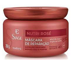Máscara de Tratamento Capilar Eudora Siàge Nutri Rosé - 250g