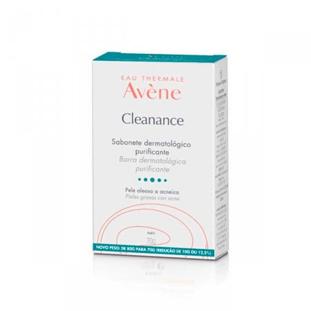 Sabonete Facial Cleanance Avène 70g Barra