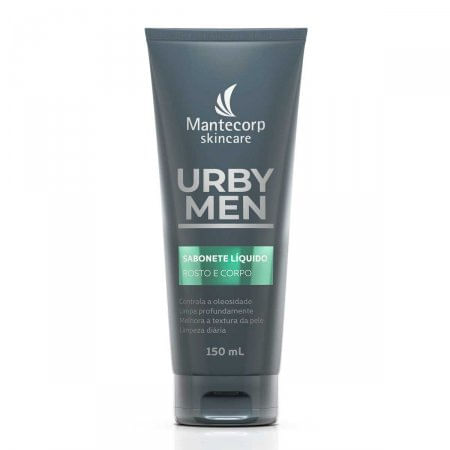 Sabonete Líquido Urby Men Mantecorp 150ml Gel de Limpeza Masculino